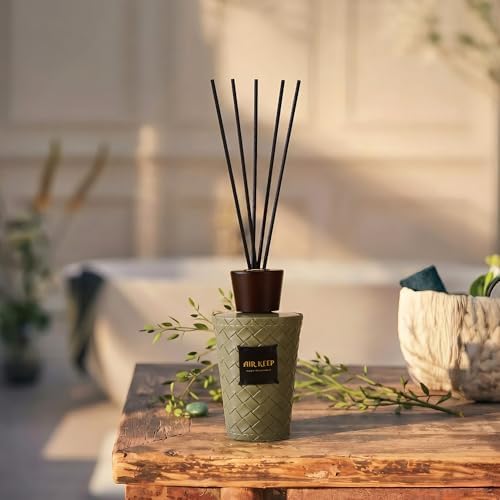 Airkeep Reed Diffuser for Home, Wild Mint & Eucalyptus, 5.1 fl oz (150 ml)