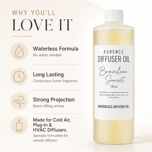 Diffuser Oil, Brazilian Waves Scent, Luxury Waterless Diffuser Oil Refill