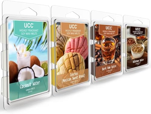 UCC Plant Based Natural Wax Melts, Highly Scented Long Lasting