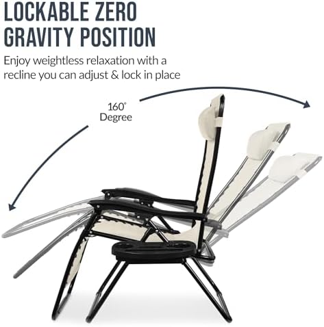 Best Choice Products Set of 2 Extra Wide Zero Gravity Chair Recliner