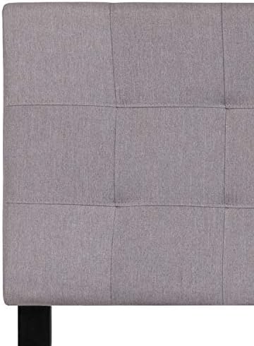 EMMA + OLIVER Twin Quilted Tufted Headboard