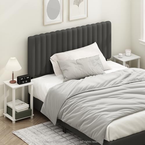 Furinno Simplistic Set of 2 Toolless 2-Tier Night Stand, White