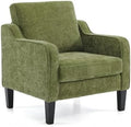 VINGLI Accent Chair, Chenille Upholstered Armchair, 380 LBS, Living Room