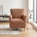 Armchair Covers Stretch Arm Covers Chair Couch Covers, Faux Leather Looking Armchair Slipcover Washable Chair Protector for Living Room (Color D-2)