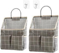 2Pcs Wall Hanging Storage Baskets with Pockets for Home & RV