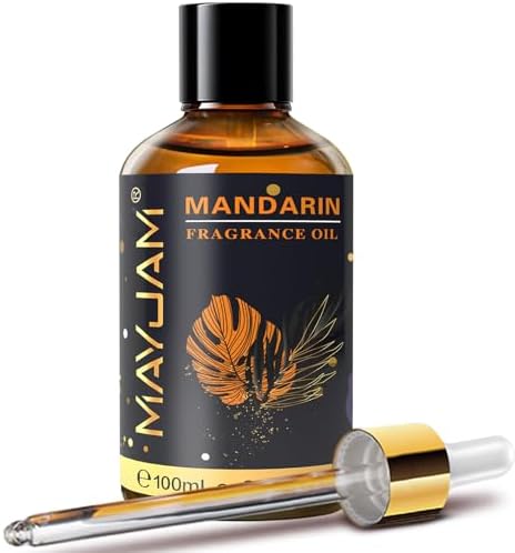MAYJAM Mandarin Fragrance Oil Essential Oils for Diffusers, 3.38FL.OZ