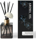 Reed Diffuser Set, 6.1 oz (180 ml) Tropical Fruit Scented Diffuser with Sticks Long-Lasting Home Fragrance Reed Diffuser for Home Room Office Bathroom Shelf Decor