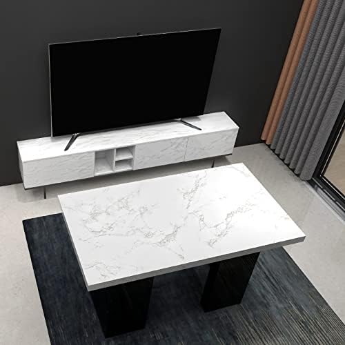 Marble Contact Paper White Peel and Stick Wallpaper for Kitchen Countertop