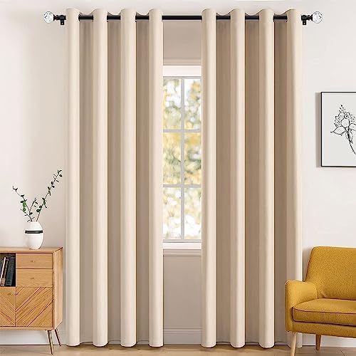 KAMANINA Black Finials for 1 or 7/8 in Curtain Rods, Crystal Netted Texture