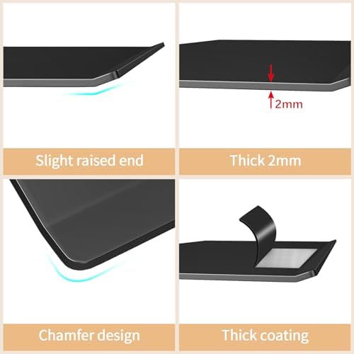 MKO 20" Floating Shelves for Wall, Long Metal Wall Mounted Shelf for Bathroom, Bedroom, Living Room, Kitchen, Display Hanging Shelves for Books/Storage/Room Decor 2 Packs, Black