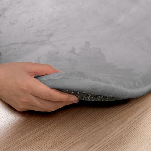 1.5" Thick Baby Play Mat for Floor 39x59 Soft Foam Mats, Dark Grey
