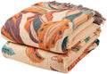 XIBLC Boho Throw Blanket for Bed, 100% Cotton Soft Rustic Quilt Fall Blanket, 60"x80" Floral Printed Farmhouse Decor Bed Blankets, All Season Rustic Reversible Bohemian Throw Quilt
