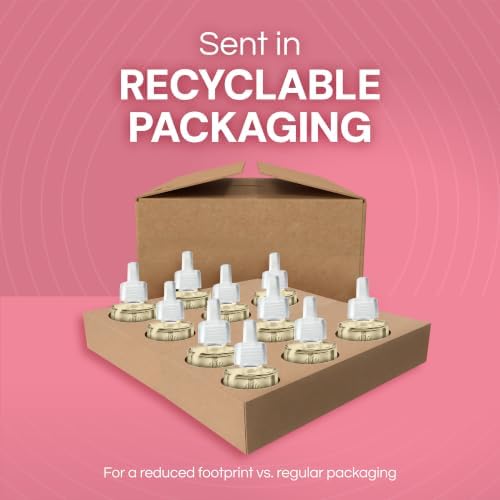 Air Wick Plug In Refills Vanilla & Pink Papaya, Essential Oils,10 Count