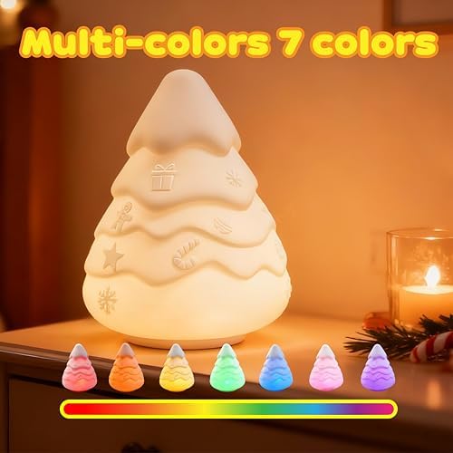 Squishy Christmas Tree Night Light Cute Lamp