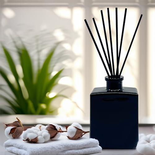 Urban Naturals Reed Diffuser Set, Crisp White Linen - Bathroom Shelf Décor