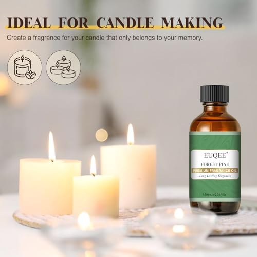 EUQEE 2.02 Fl oz Forest Pine Fragrance Oil for Bath Bombs Making