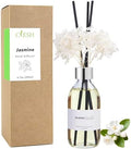 Clesh Reed Diffuser Set, 6.7 oz Jasmine Scented Diffuser with Sticks, Home Fragrance Reed Diffuser for Bathroom Shelf Decor