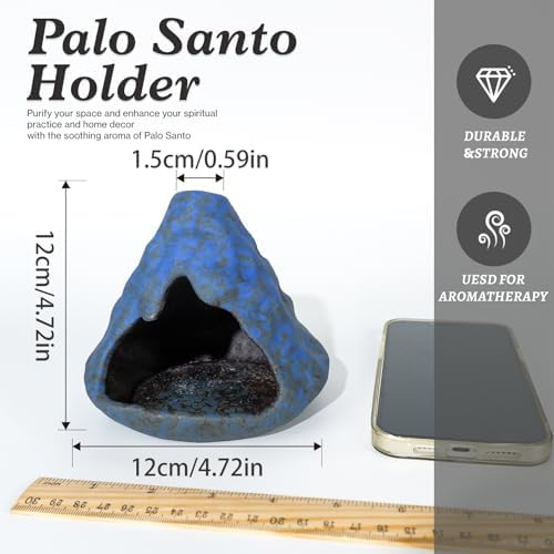 Zongzi Modeling Smudge Bowl, Palo Santo Chiminea & Sage Cone Burner Holder