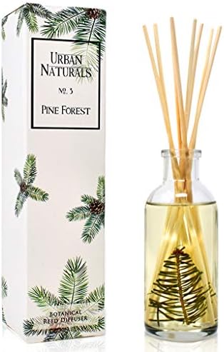 Urban Naturals Reed Diffuser Set, Pine Forest - Bathroom Shelf Décor
