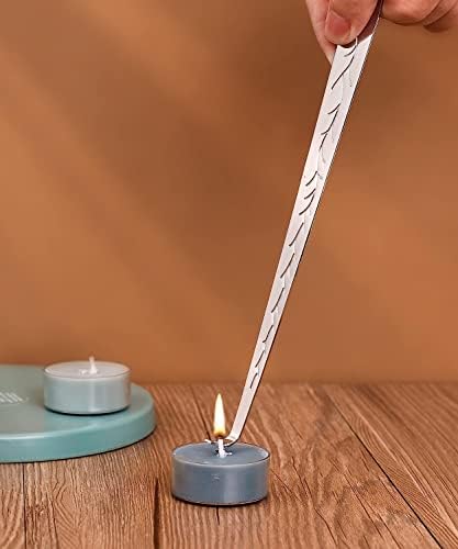 RONXS 3 in 1 Candle Wick Trimmer Set, Snuffer, Dipper, Cutter, Silver