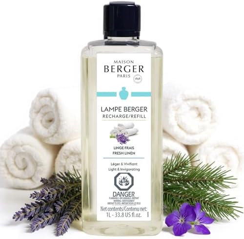MAISON BERGER Lampe Berger Refill, 1 L, Fresh Linen