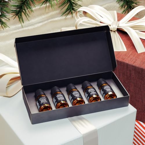 AirScent Holiday Diffuser Oil Cozy Christmas Collection 5 Pack Gift Set