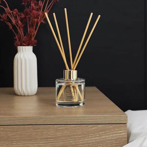 100ml Scent Diffuser with 6 Fiber Sticks, 3.5 oz Reed Diffuser Set
