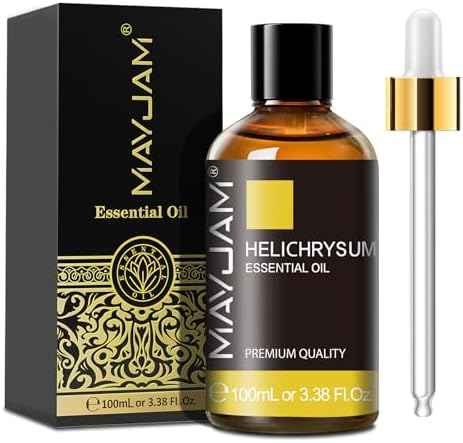 MAYJAM Helichrysum Essential Oil for Diffuser Soap Candle Making, 3.38FL.OZ