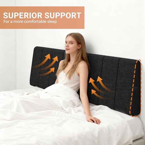 King Size Headboard Only-No Assembly Required, Black