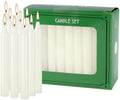 4 Inch Tall 40 Pack Ivory Candles Mini Unscented Taper Candles for Christmas,Household, Wedding, Rituals, Prayer, Birthdays, Meditation, Altar,Party and Home Décor Candlesticks