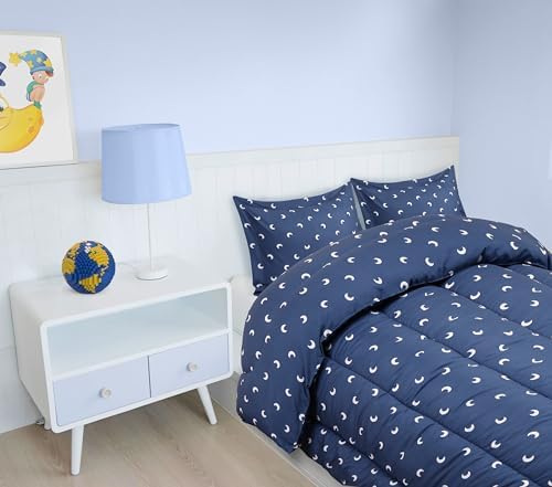 Utopia Bedding 3 Pc Kids Twin Comforter Set, Moon