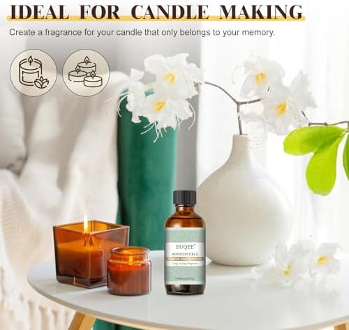 EUQEE 60ML Honeysuckle Fragrance Oil for Diffuser (2.02 Fl oz)