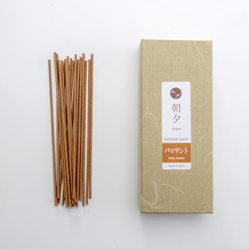 Asayu Japan Palo Santo Incense Sticks, Traditional Japanese Incense, 40g
