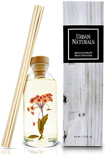Urban Naturals Reed Diffuser Set, Sweet Pea & Sandalwood - Bathroom Décor
