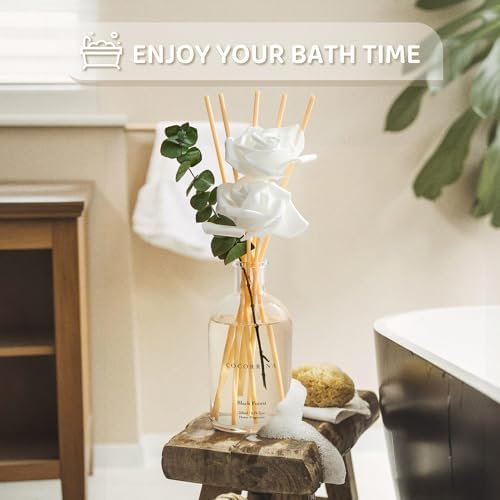COCORRÍNA Reed Diffuser Black Forest 6.76 fl oz Home Bathroom Fragrance