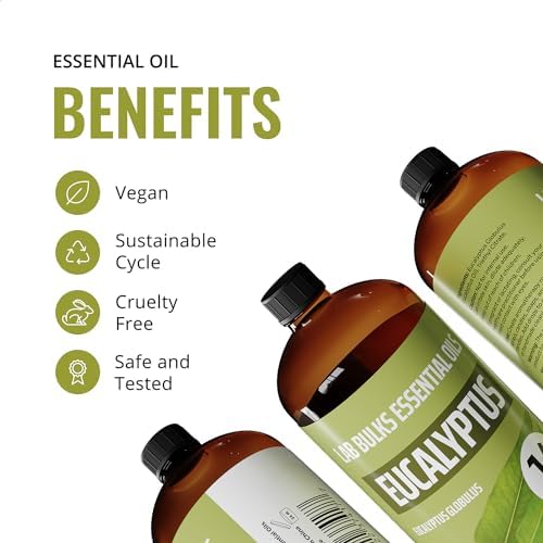Lab Bulks Essential Oil Eucalyptus 16 oz Bottle