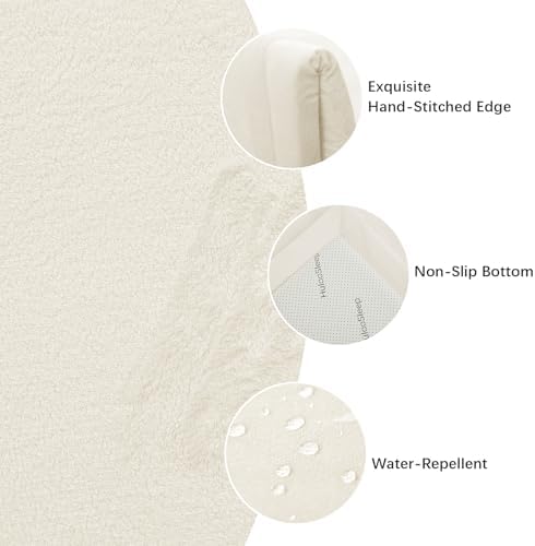 Baby Play Mat for Floor,1.3" Thick Memory foam Tummy Time Mat for Toddlers,Infants,kids,Water-Repellent Soft Nursery Rug,Extra Large Non Slip for Crawling&Yoga,Tatami Style for Living Room(Cream)