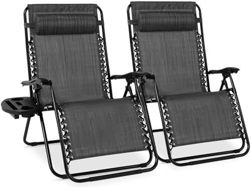 Best Choice Products Set of 2 Extra Wide Zero Gravity Chair Recliner