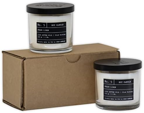 Lulu Candles | Sexy Man & Sexy Gal | Luxury Scented Soy Jar Candle | Hand Poured in The USA | Highly Scented & Long Lasting | 6 Oz. 2 Pack