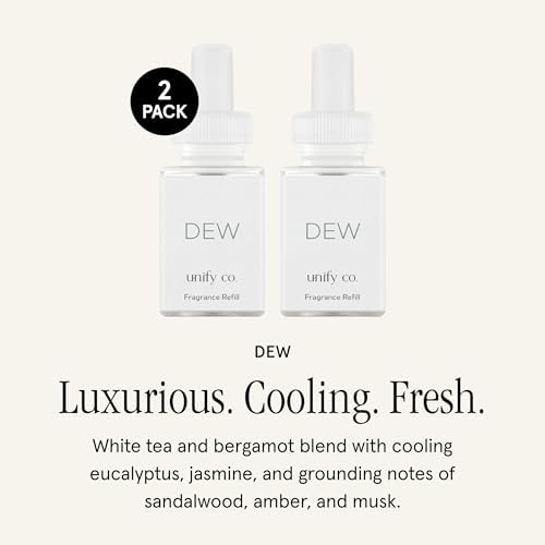 Pura x Unify Co. Home Diffuser Refill, 2 Pack, Dew