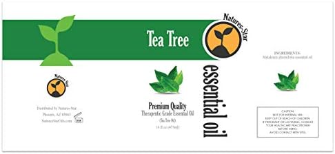 Natures-Star Tea Tree Essential Oil - Therapeutic Grade Essential Oil for Aromatherapy, Diffuser, Soap & Candle Making