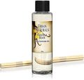 Urban Naturals Vanilla Bean Scented Oil Reed Diffuser Refill | Includes a Free Set of Reed Sticks! Vanilla Cream, Amber & Sweet Tonka Bean, 4 oz.