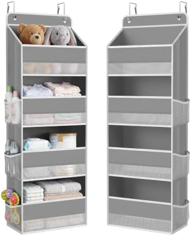 SpaceHacks 1 Pack Over The Door Organizer Hanging Storage Room Organizer