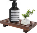 Kitchen Sink Tray for Bathroom Counter Decorative Wooden Riser Soap Holder