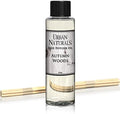 Urban Naturals Reed Diffuser Oil Refill Autumn Woods, Fall Leaves, Cedarwood, Apple Bark, 4 oz + Free Reed Sticks, Made in the USA