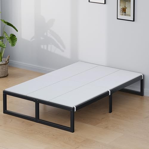 Lutown-Teen Bunkie Board Full High-Density Polymer Bed Support, White