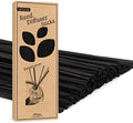 VFULIE 100PCS Reed Diffuser Sticks, Refill Replacement for Aroma Fragranc (100, Black)