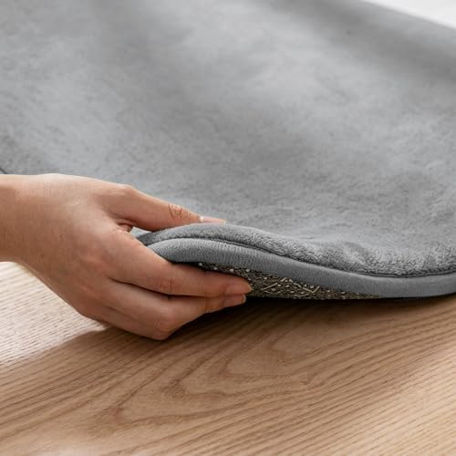 1.3" Thick Baby Play Mat for Floor, 79x79 Soft Foam Mats Light Grey