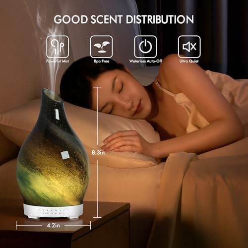 EQUSUPRO Essential Oil Diffuser for Home Fragrance & Aromatherapy 150ml