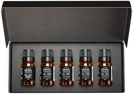 AirScent Hotel Diffuser Oil Gift Set - Most Popular 5-Star Hotel Scents